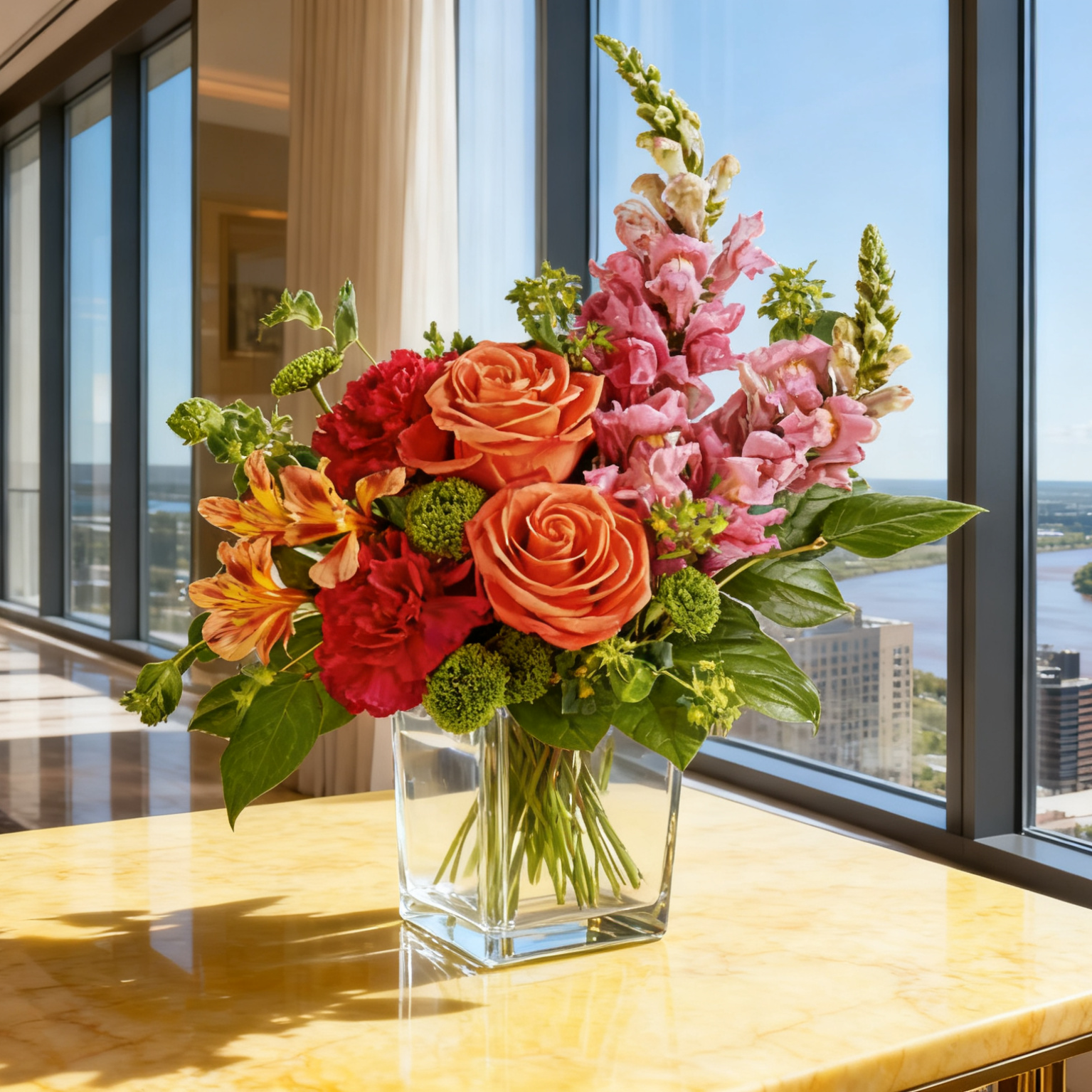 Tropical Sunset Bouquet