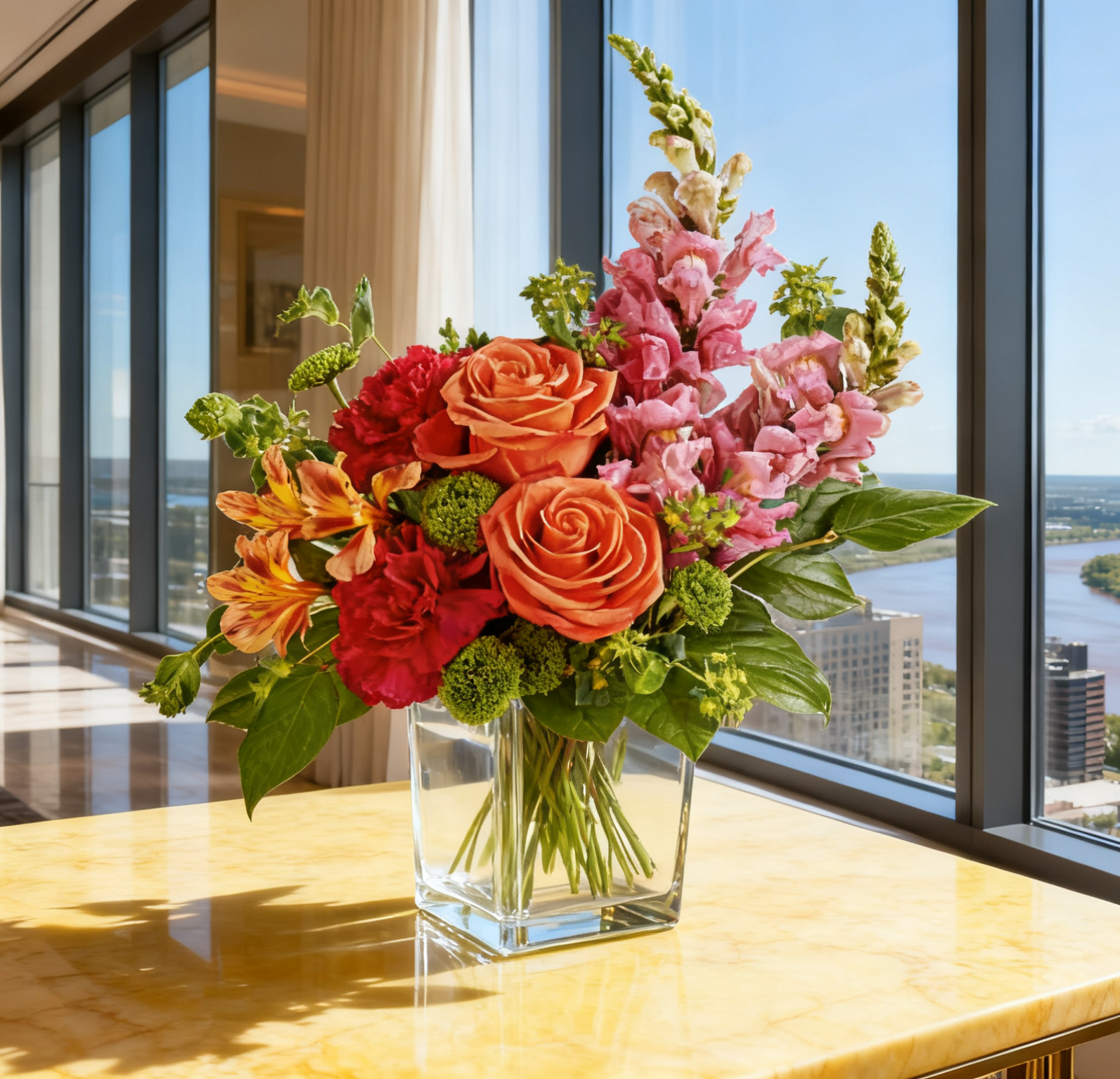 Tropical Sunset Bouquet