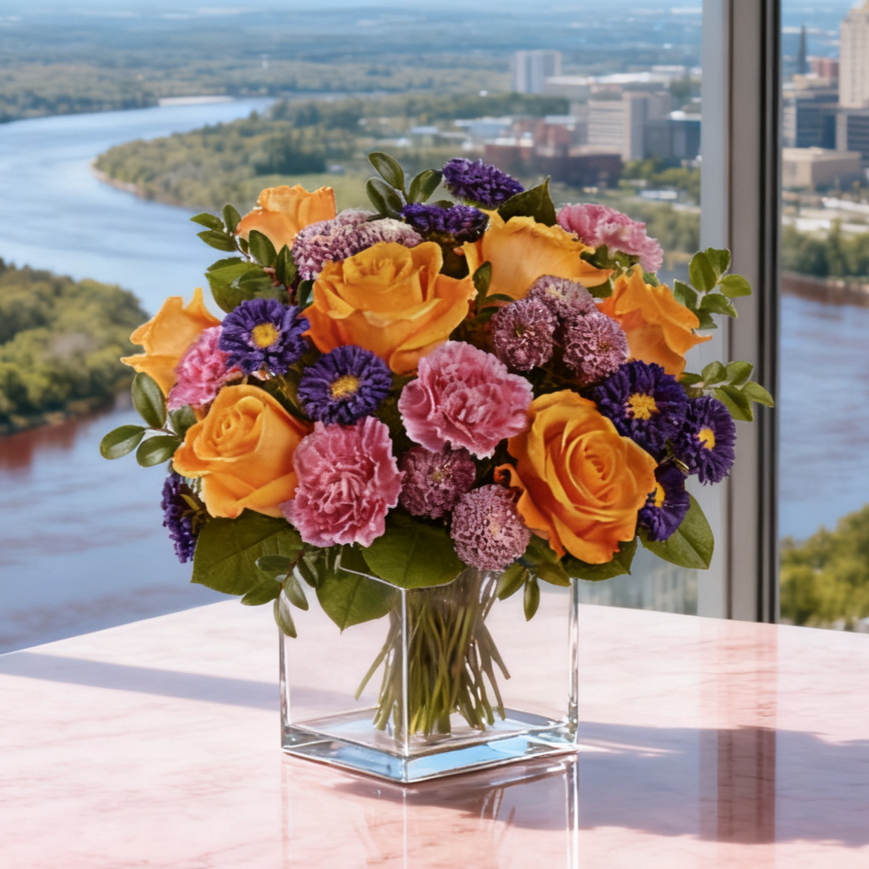 Radiant Topaz Bouquet