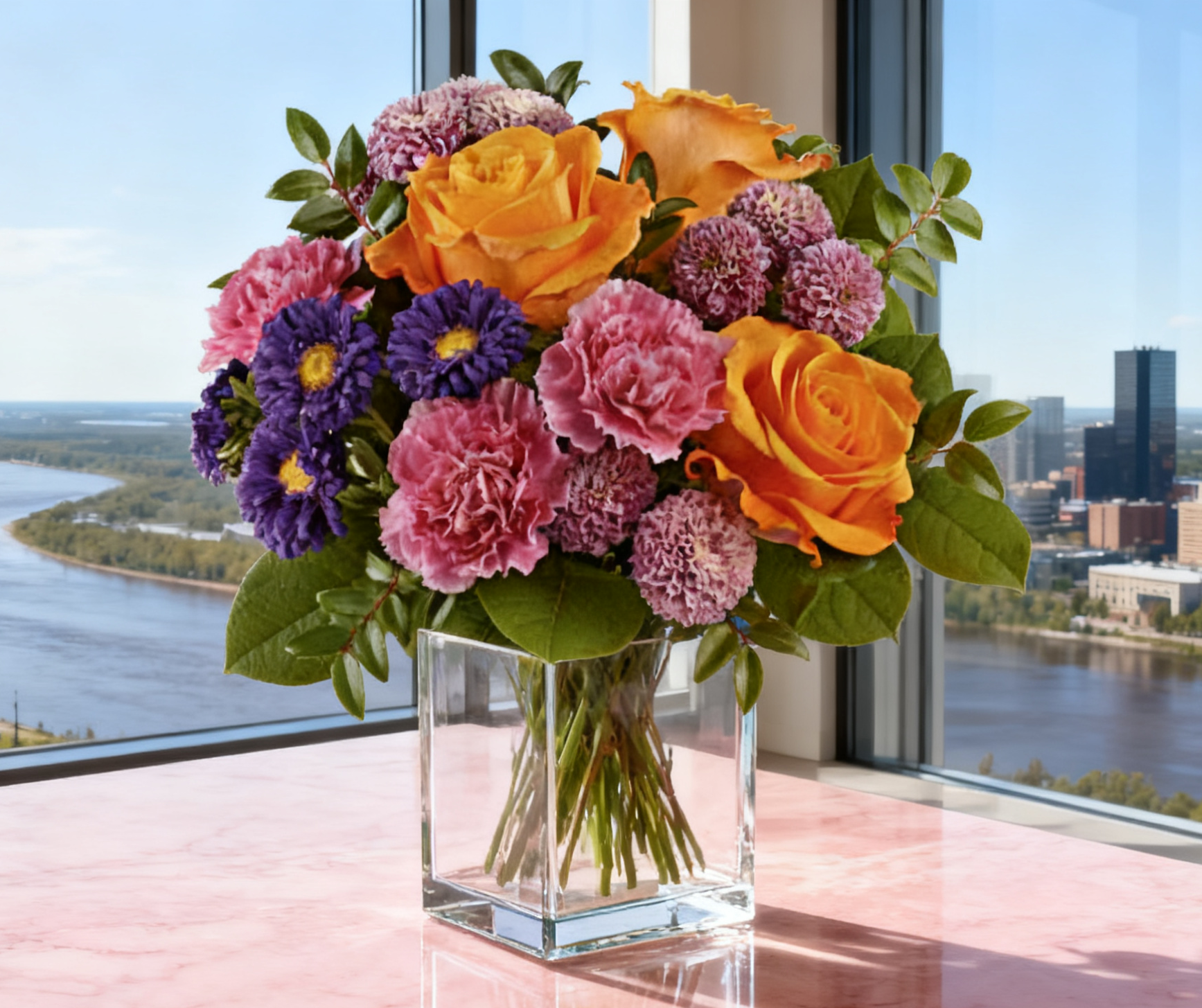 Radiant Topaz Bouquet