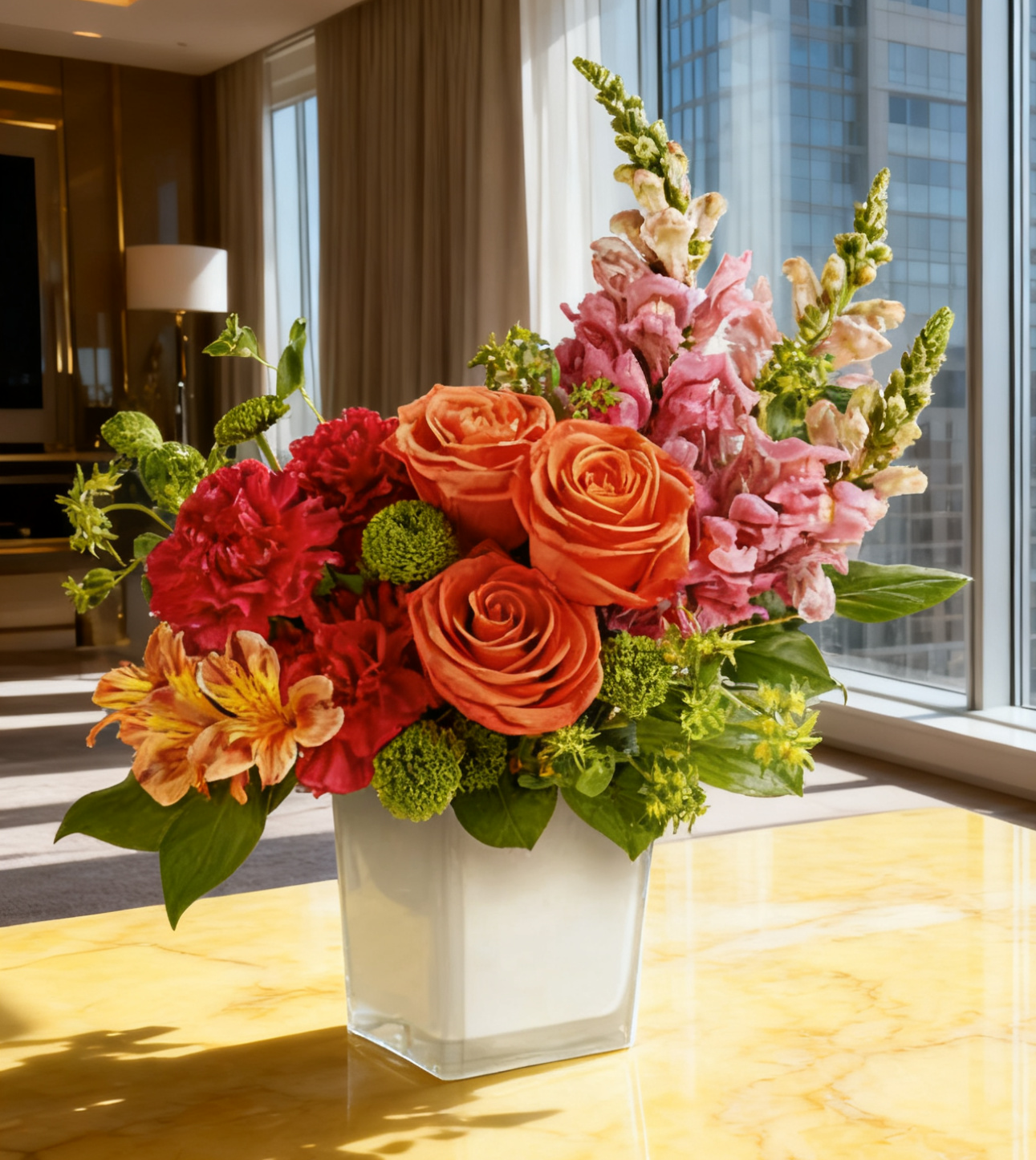 Tropical Sunset Bouquet
