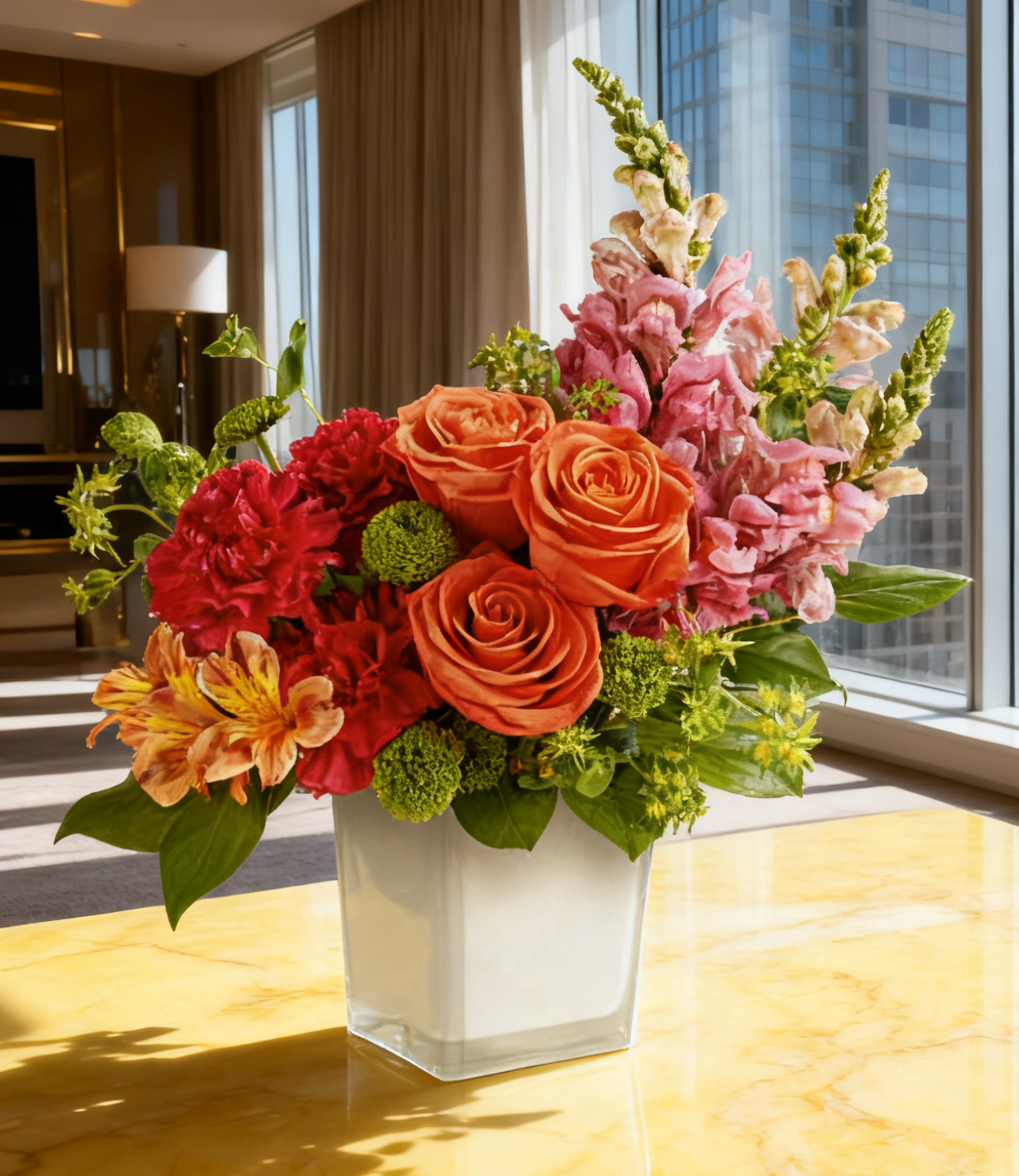 Tropical Sunset Bouquet